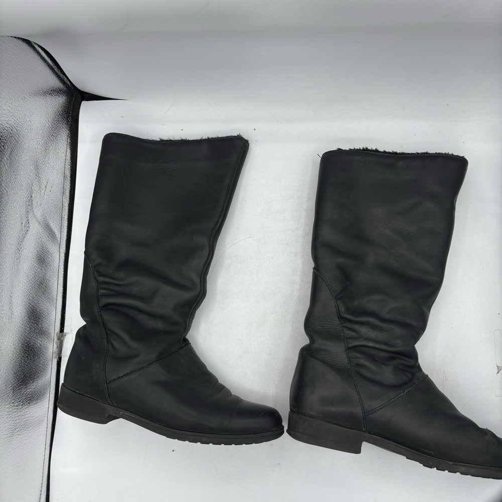 Siberian Husky‎ Boots Womens Size 8.5 B Snow Winter Lined Black Pull On